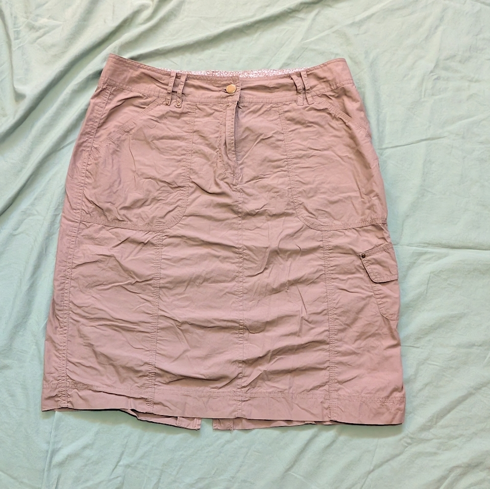 Della Spiga, Casual Tan Women's Skirt, Size 12